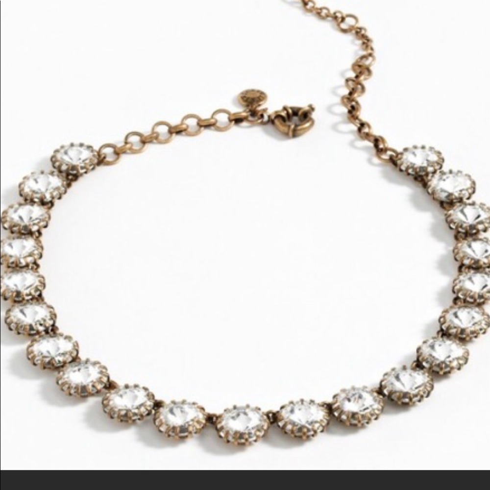 J.crew rhinestone necklace